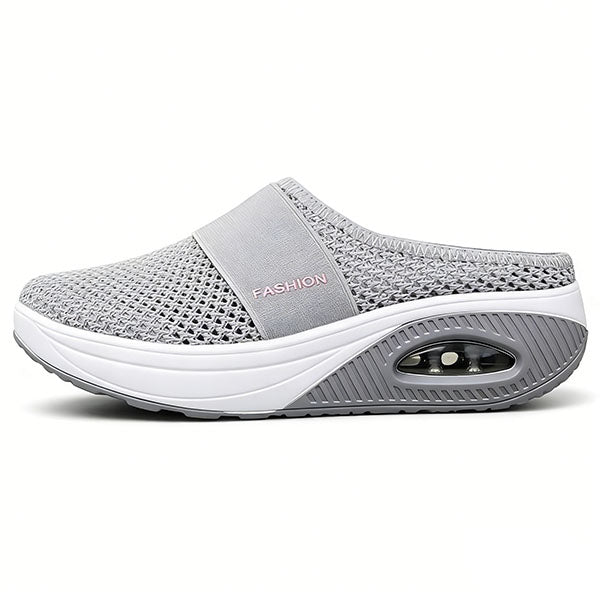 ✨ LAST DAY SALE-80% OFF ✨ BQODQO® Diabetic Air-Cushion Slip-On Walking Shoes, Orthopedic Diabetic Slippers, with Arch-Support for Women