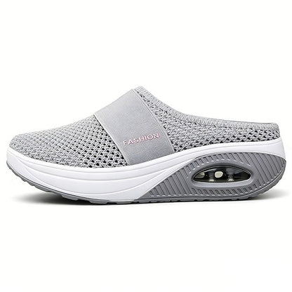 ✨ LAST DAY SALE-80% OFF ✨ BQODQO® Diabetic Air-Cushion Slip-On Walking Shoes, Orthopedic Diabetic Slippers, with Arch-Support for Women
