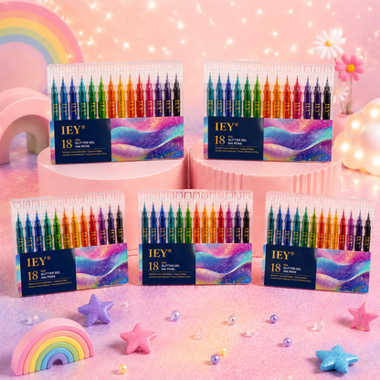 🎨Popcorn IEY® 3D Puffy Pens 18-Color Set | Magical Coloring Pens That “Rise” After Drawing | Kids’ Early Learning DIY Craft Gift Set