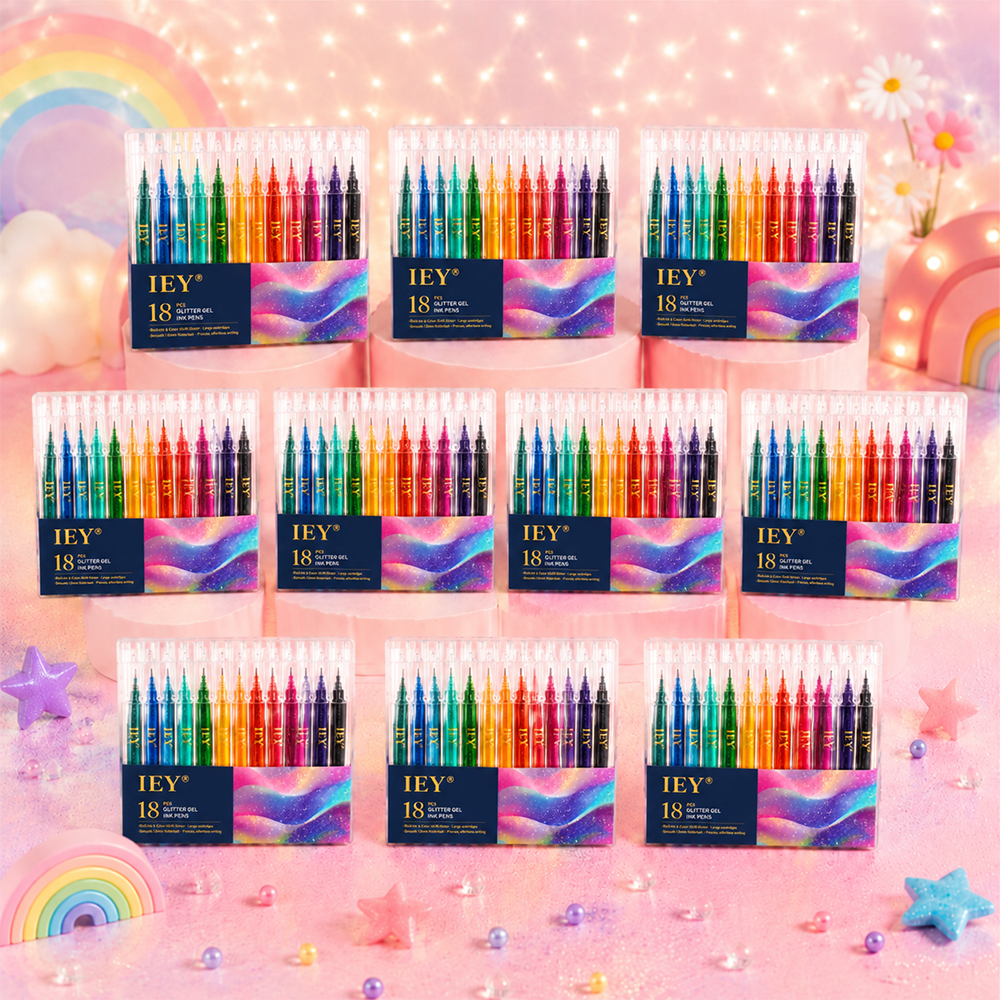 🎨Popcorn IEY® 3D Puffy Pens 18-Color Set | Magical Coloring Pens That “Rise” After Drawing | Kids’ Early Learning DIY Craft Gift Set