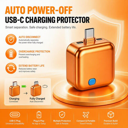 140W USB-C AI Smart Auto Power-Off Charging Protector