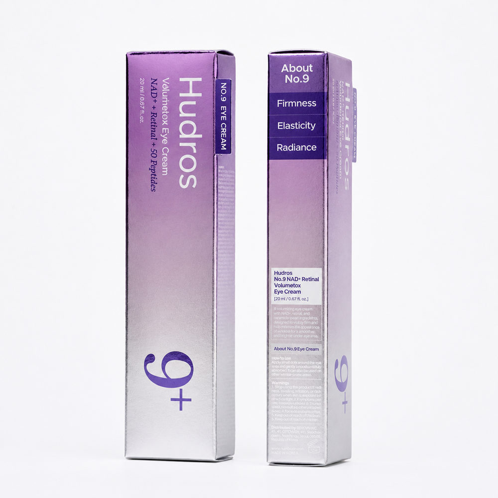 ✨Hudros® No.9 NAD+ Retinal Volumetox Eye Cream 20ml (Tube)💜