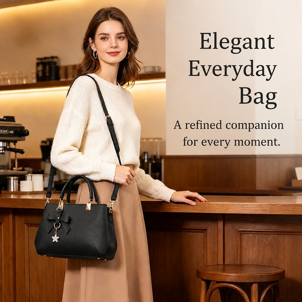 🇬🇧 Elegant Women’s Handbag – Compact, Spacious & Versatile to Carry