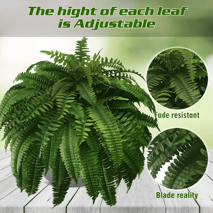 🔥Last Day 50% OFF🔥--🪴UV Resistant Lifelike Artificial Boston Fern
