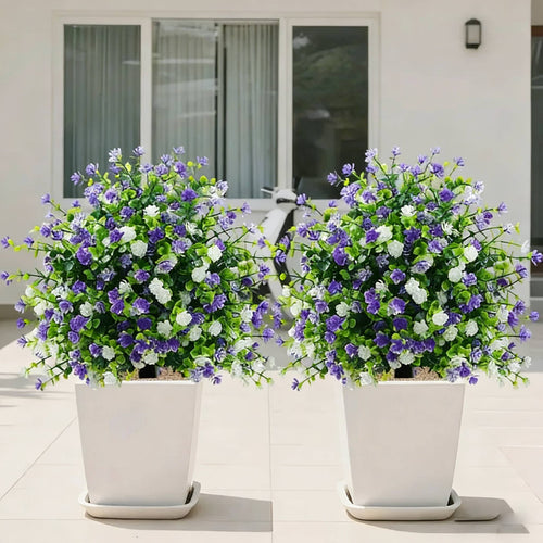 🎁Last Day Sale - 50% Off🔥Artificial Potted Trees With Ground Stakes🌼
