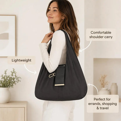 🛒Last Day 70% off! -Foldable Keychain Tote Bag – Pocket-Size Reusable Shopping Bag