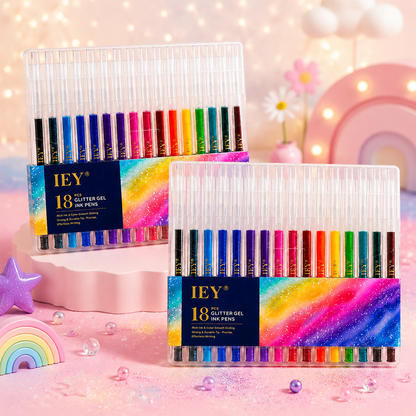 🎨Popcorn IEY® 3D Puffy Pens 18-Color Set | Magical Coloring Pens That “Rise” After Drawing | Kids’ Early Learning DIY Craft Gift Set