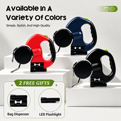 Duo Dog Leash — Dual Retractable Dog Leash for 2 Dogs