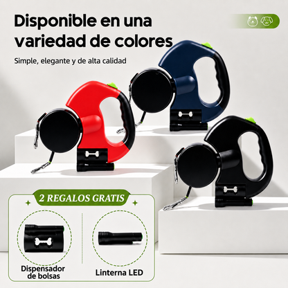 Duo Dog Leash — Dual Retractable Dog Leash for 2 Dogs
