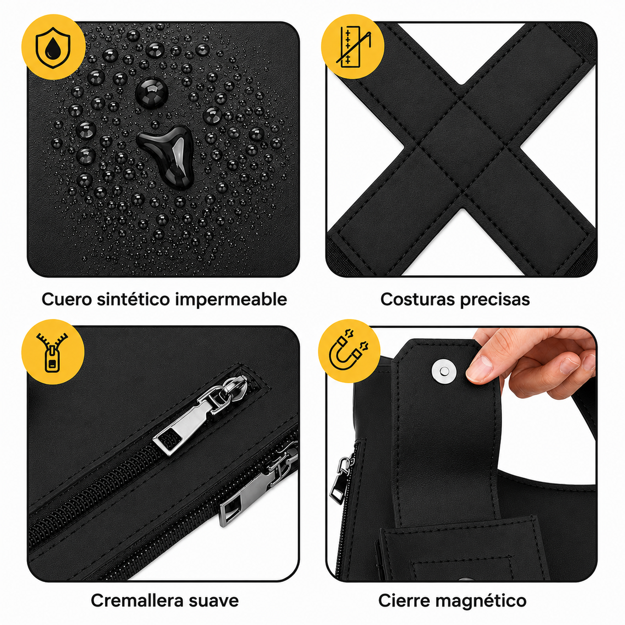 Bandolera Doble Multibolsillos