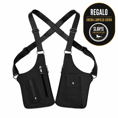Bandolera Doble Multibolsillos