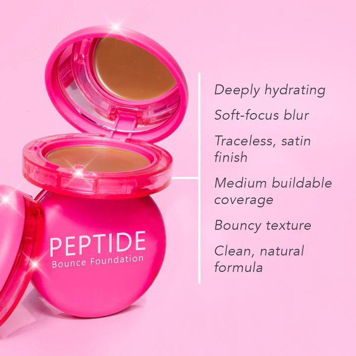 Final 3 Hours: Free brush🔥 Peptide Bounce Foundation