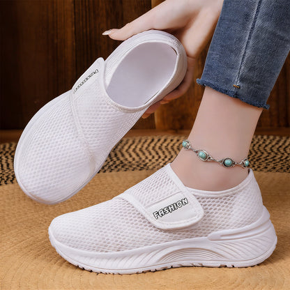 🔥 LAST DAY SALE-80% OFF ✨ BQODQO® Diabetic Air-Cushion Slip-On Walking Shoes, Orthopedic Diabetic Slippers, with Arch-Support for Women