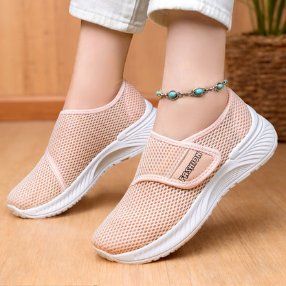 🔥 LAST DAY SALE-80% OFF ✨ BQODQO® Diabetic Air-Cushion Slip-On Walking Shoes, Orthopedic Diabetic Slippers, with Arch-Support for Women