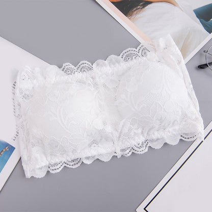 Spring Summer Women Bra Seamless Tube Top Bra Strapless Bandeau Push up Bra Women's Underwear Basic Stretch Underwear Lingerie