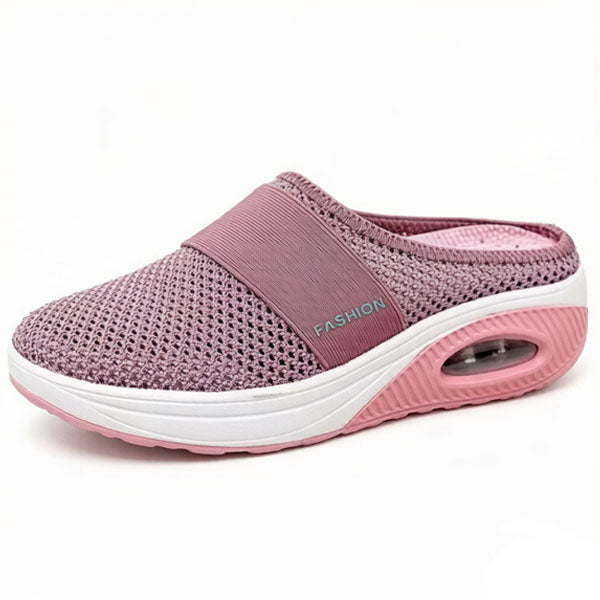 ✨ LAST DAY SALE-80% OFF ✨ BQODQO® Diabetic Air-Cushion Slip-On Walking Shoes, Orthopedic Diabetic Slippers, with Arch-Support for Women