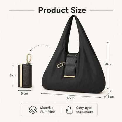 🛒Last Day 70% off! -Foldable Keychain Tote Bag – Pocket-Size Reusable Shopping Bag