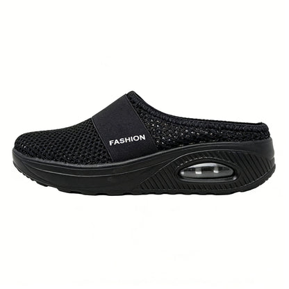✨ LAST DAY SALE-80% OFF ✨ BQODQO® Diabetic Air-Cushion Slip-On Walking Shoes, Orthopedic Diabetic Slippers, with Arch-Support for Women